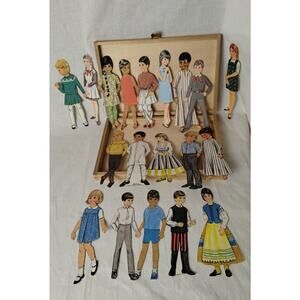 Golden Magazine 1968 Paper Dolls by Neva Schultz Carl Fallberg Margaret Erath